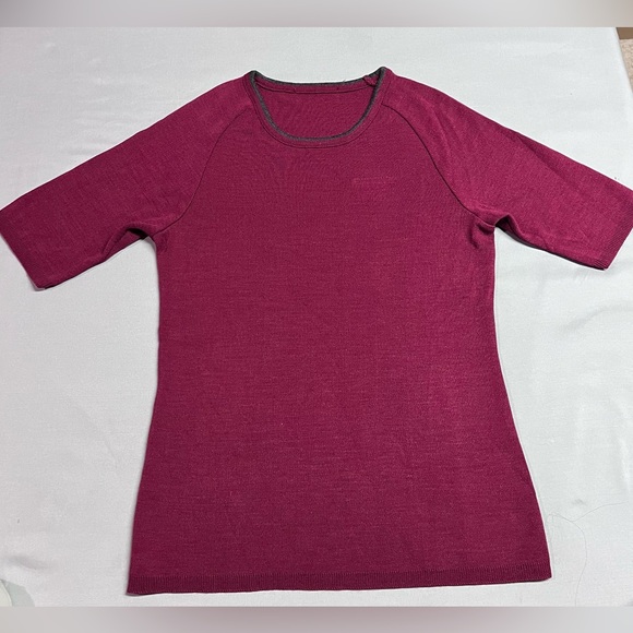 Women's Acrylic Knit Shirt Red NWOT - Picture 3 of 5